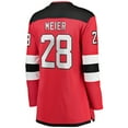 thumbnail image 3 of Women's Fanatics Timo Meier Red New Jersey Devils Home Breakaway Player Jersey, 3 of 3