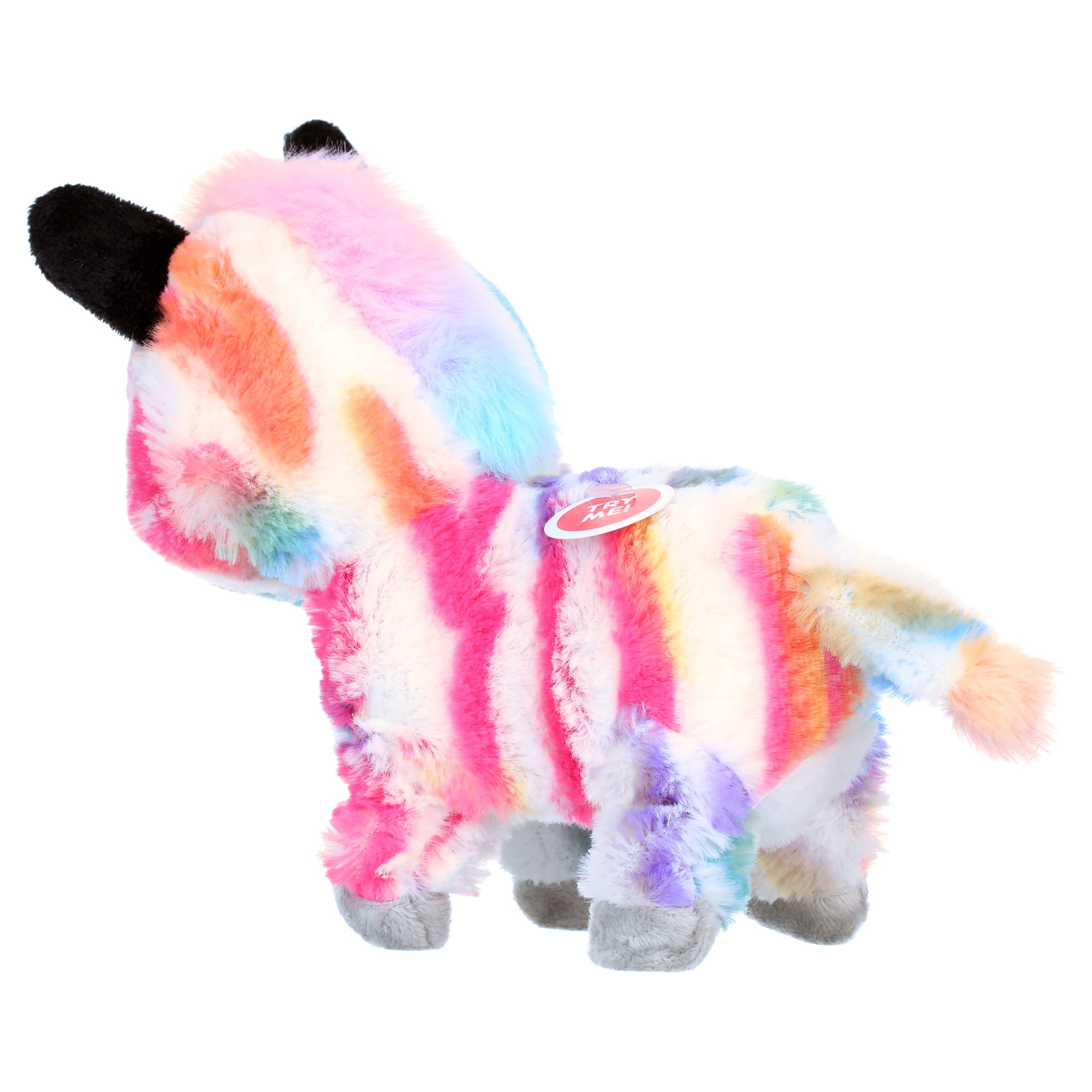 Kid Connection Miniature Electronic Walking Pet, Rainbow Zebra, 6" Tall Toddler Toys  (图5) Kid Connection Miniature Electronic Walking Pet, Rainbow Zebra, 6" Tall Toddler Toys  (图5)