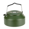 thumbnail image 2 of Hervidor de agua para acampar, tetera de 1,6 L, tetera para campamento, barbacoa, montañismo Verde oscuro, 2 of 8