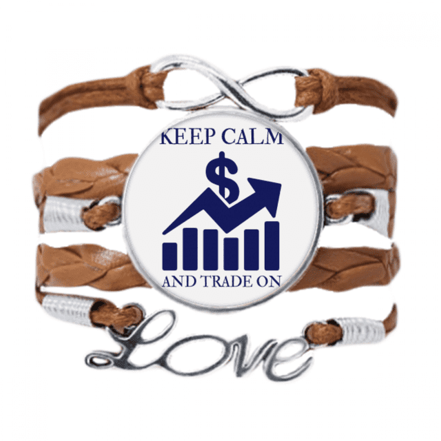 Fondos de inversión Pulsera de cuero Negro trenzado pulsera de cuerda de amor Unbranded M
