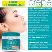 Crepe Be Gone Classic Body Souffle 12 oz. AND Firming Neck Cream 12 ounce (LARGE 2-PC SET)