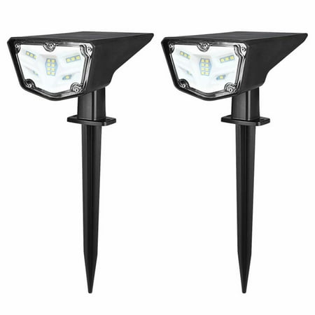 

Solar Lights Outdoor Solar Landscape Spotlights IP67 Waterproof Wireless Garden Lights Xmas Decor(2 Pack)