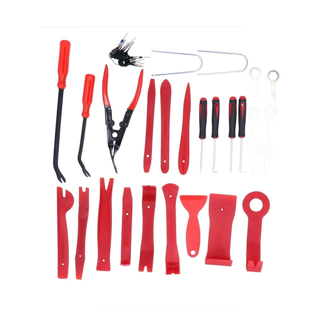 Removedor de panel de clip, herramienta de extracción de 38 piezas, kit de herramientas de palanca de tablero, herramienta de ajuste, tecnología innovadora