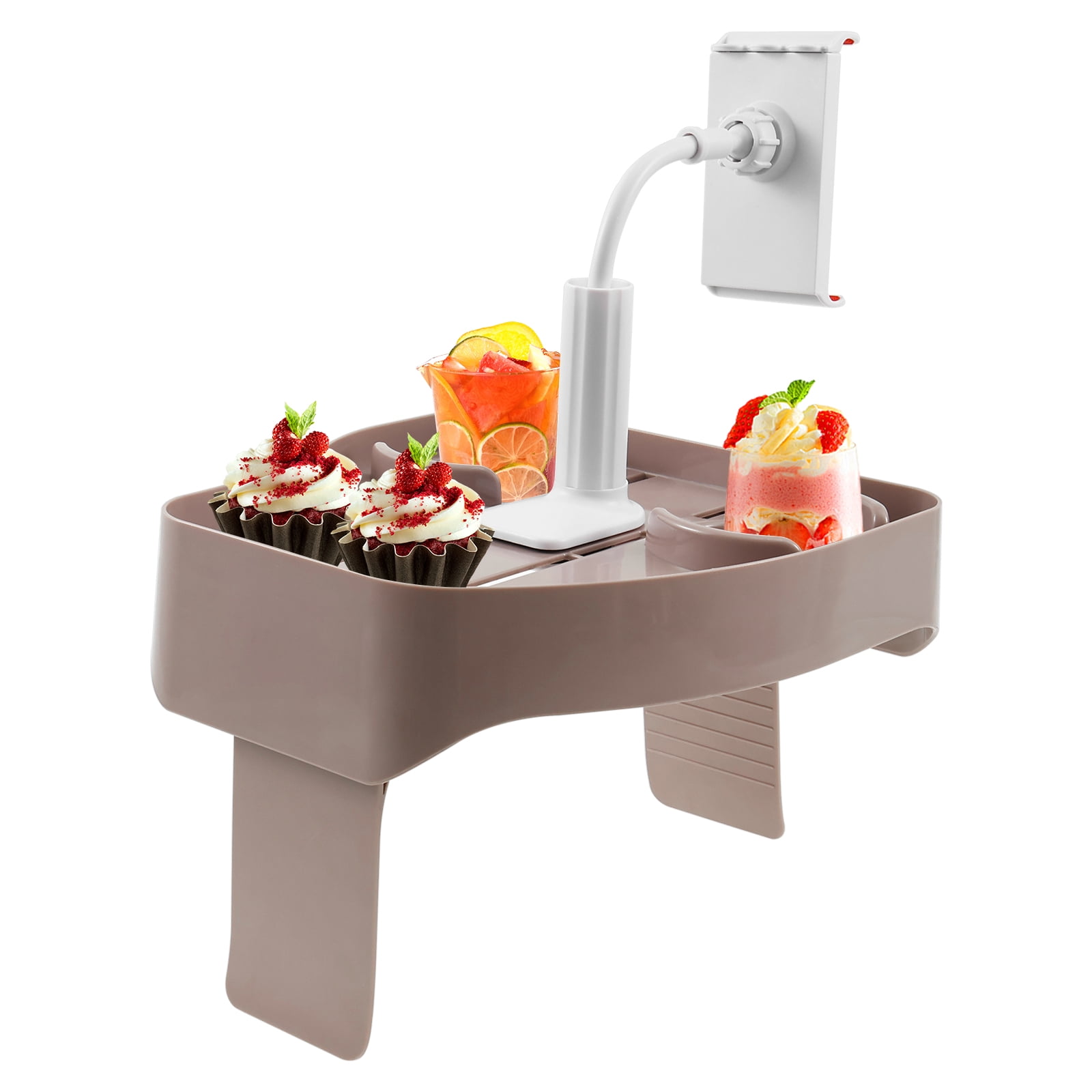 NUAHRHY Hot Tub Tray 3 In 1 Multifunctional Table with Cup Holder and Phone Holder Spas Caddy Drink Tray for Most Inflatable Hot Tub Spas Above Ground Pools