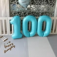thumbnail image 3 of 40 Inch Light Blue Number 1 Balloon Jumbo 10 11 12 16 48 Foil Balloons for Milestone Decorations Birthdays, Corporate Events, Photo Booths Party Supplies, 3 of 14