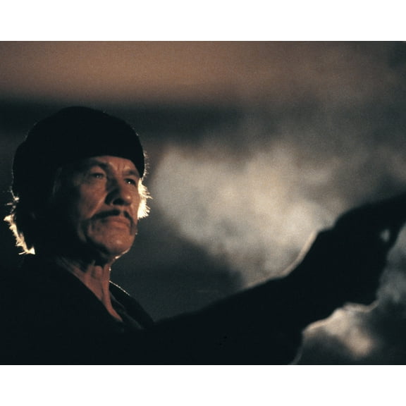 Charles Bronson In Death Wish Ii Wearing Beanie Pointing Smoke Behind 24X36 Classic Hollywood Poster