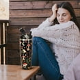 thumbnail image 2 of 30 oz Tumbler with Handle and Flip Straw Lid Leak Proof Woodland Floral Butterfly Moon Star Stainless Steel Vacuum Insulated Travel Coffee Mug,Mushroom Gifts for Women Men,Boho Mushroom, 2 of 6