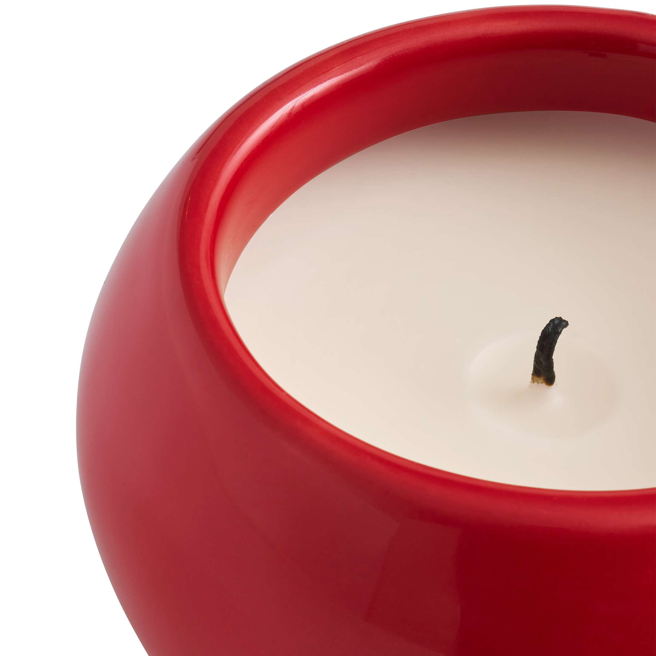 Better Homes & Gardens 1-Wick Ceramic Fruit Candle, Tomato and Thyme, 6 oz