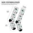 thumbnail image 4 of Sikiie Turtle and Sea Life 1 Pairs Compression Socks for Men and Women 15-20 mmHg Running Support Socks, 4 of 7