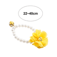thumbnail image 2 of Collar de perlas para mascotas, Collar elástico de flores, accesorios para gatos, Collar para perros pequeños y medianos de peluche MFZFUKR CPB-DE-LYY2364-2, 2 of 5
