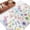 Blue, variant on 5'x7' Area Rugs for Living Room Bedroom, Colorful Spring Floral Washable Rug Carpet Runner Indoor Outdoor, Farmhouse Flowers Modern Art Non Slip Floor Mats Area Rug for Kitchen, Nursery