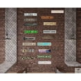 thumbnail image 5 of Industrial Vintage Metal Tin Junk Yard Decor Sign, Rustic Fence Post Wall Accent, 4 x 16 Inch, 5 of 6