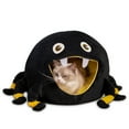 thumbnail image 2 of Herramientas y mejoras para el hogar Cama para mascotas Black Spider Villa para mascotas Cama para perros Suministros para mascotas Cama semicerrada para perros Cama para gatos, 2 of 9