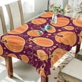 thumbnail image 4 of SKYSONIC Thanksgiving Pumpkin Tablecloth Waterproof Washable Polyester Square Table Cover Durable Tablecloth for Kitchen Dining Table Party Decor (54 X 72 Inch), 4 of 7