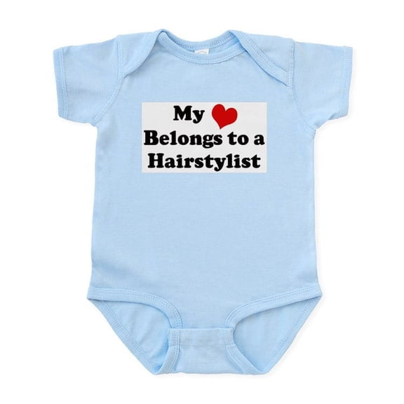 CafePress - Heart Belongs: Hairstylist Infant Creeper - Baby Light Bodysuit, Size Newborn - 24 Months