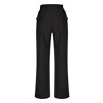 thumbnail image 5 of BLVB Beach Pants for Women Trendy 2025 Lounge Loose Drawstring Elastic Waist Cotton Linen Pant Trousers Casual Summer Slacks Clothes, 5 of 6