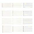 thumbnail image 4 of 5pcs Cóctel Comida Fruta Tenedor Selecciones Palo Bebida Buffet Decoración Bead-Multicolor Sunnimix Selecciones de cóctel de acero inoxidable, 4 of 8