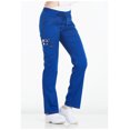 thumbnail image 3 of Dickies Essence Women Scrubs Pant, Mid Rise Straight Leg Drawstring, DK106P, S Petite, Galaxy Blue, 3 of 7