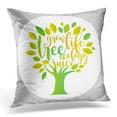 thumbnail image 1 of BSDHOME Green Abstract Ecology Tree Symbol Asti Pillow Case Pillow Cover 20x20 inch, 1 of 1
