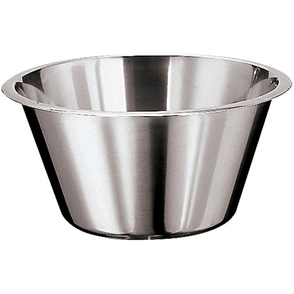 Paderno World Cuisine Mixing Bowl, Flat, 35 Qt, Stainless Steel, 12580