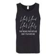 thumbnail image 2 of Half Hood Half Holy Pray With Me Mens Graphic Tank Top, Black, Small, 2 of 3