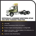 thumbnail image 2 of Diecast Masters RC Truck Western Star 49X SFFA Tandem Axle Heavy-Haul Tractor | Fully Functional Radio Control Tractor Truck | 1:16 Scale Model Remote Control Truck | Diecast Model 27009, 2 of 8