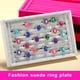 thumbnail image 5 of Bearachild Caja de joyería Cajas de almacenamiento multipropósito de moda Escaparate Conveniente Amplia aplicación Pendientes Placa Anillo Exhibición Almacenamiento y organización del hogar Bearachild HA075601-01, 5 of 6
