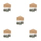 thumbnail image 1 of Pendientes Qarigey 12 Uds Vintage moda hojas grandes oreja larga alambre borlas gancho, 1 of 6