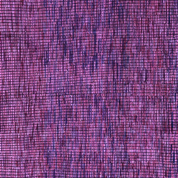 Ahgly Company Indoor Square Abstract Purple Modern Area Rugs, 8' Square