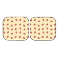 thumbnail image 7 of Balery 2 Piece Strawberries Car Windshield Sun Shade|Foldable Front Windshield Shade for Car Front Window for Most Sedans SUV Truck-Small, 7 of 7