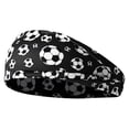 thumbnail image 3 of Kdkad Football Headband for Women & Men, Non-Slip Soccer Sports Hair Band 8.8×3.5 Inch, Stretch Nylon Game Day Outfit Accessory, High Grip Sweatband for Running Workout, 10 Colors, 3 of 7