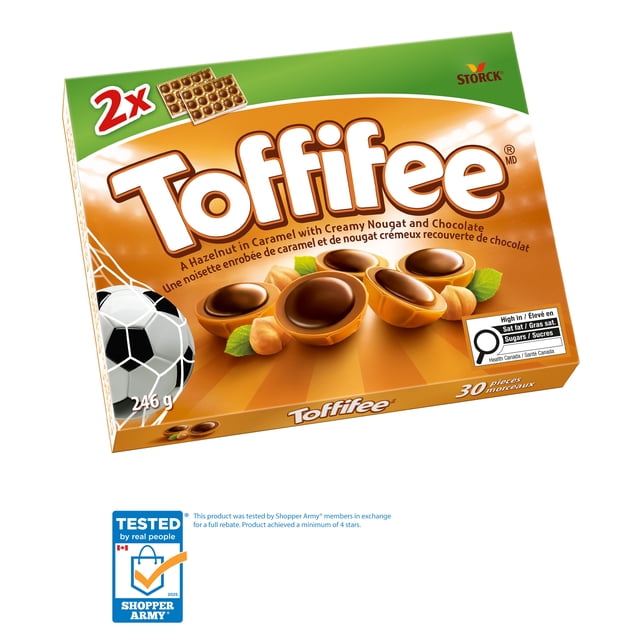 Toffifee® Hazelnut in Caramel with Creamy Nougat And Chocolate Candy