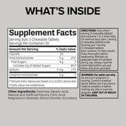 Six Star Pro Nutrition Creatine 3g Chews, Legendary Lemon Lime, 75 Count