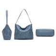 thumbnail image 4 of Montana West Hobo Shoulder Bag for Woman Adjustable Belt Buckle Hobo Bags with Adjustable Strap, Jean, 4 of 7