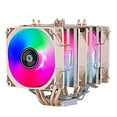 thumbnail image 5 of Air-cooled CPU Cooling Fan Twin Towers 4 Heat Pipe Cooler PWM Suitable For Installing LGA2011 2099 2066 x79 x99 x299 E3 E5 AMD, 5 of 6