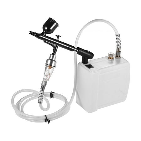 Professional Airbrush Set Multi-Purpose Airbrushing System Kit with Portable Mini Air Compressor Gravity Feed Dual-Action Air Brush Separator for Hobby Craft Cake Decorating Art Painting Tattoo