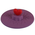 thumbnail image 2 of Dream Lifestyle Silicone Cup Lids, Creative Heart Mug Cover, Food Grade Anti-Dust Airtight Seal Silicone Drink Cup Lids, Keep Drinks Cool or Hot, Protect from Winged Pests, 2 of 8