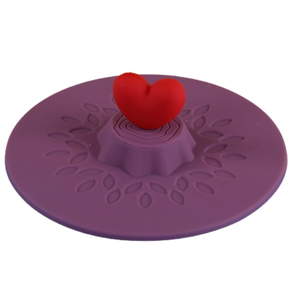 Reheyre Heat-Resistant Cup Cover Flexible and Airtight Seal Lid for Cute Cup, Fashionable Kitchen Tool