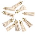 thumbnail image 2 of 10 Pieces Keychain Charms Tassels Decorations Accessory Finding Supplies Craft Accessories Jewelry Making Props Tassel for DIY Khaki, 2 of 6