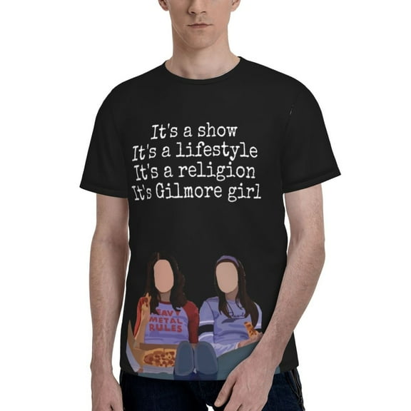 Gilmore Girls Men's T Shirt Summer Casual Fashion Unisex Short Sleeve Graphic Crew Neck Tees Tops