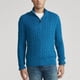 thumbnail image 4 of Otoño e invierno nuevos hombres cálidos gruesos aguja cuello alto hombres retorcido giro medio cuello alto estación independiente, 4 of 6