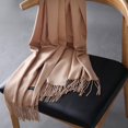 thumbnail image 1 of Foulard pour Femme en Laine Filée Décontractée, Style Chameau, Mode, 1 of 8