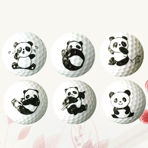BESTYASH 6-Pack Bright Color Training Golf , Synthetic Rubber, for Indoor and Outdoor Practice