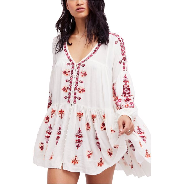 Free People Arianna Túnica Blusa para Mujer, Blanco, XS Free People Sayo