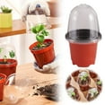 thumbnail image 2 of 8PCS Nursery Pots with Humidity Dome - 3.54 Inch Soft Transparent Starting Trays for Gardening and Seedlings, 2 of 6