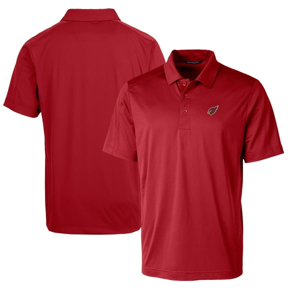 Men's Cutter & Buck Cardinal Arizona Cardinals Prospect Textured Stretch Polo