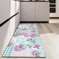 thumbnail image 4 of Pioneer Flower Floral Print Pattern Kitchen Rug Mat,Kitchen Runner Rugs Non Skid Washable,Decorative Kitchen Floor Mats for Kitchen,Sink,Laundry,17"X47", 4 of 5
