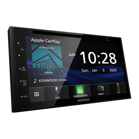 Kenwood - 6.8" Android Auto & Apple CarPlay Bluetooth DVD and Digital Media (DM) Receiver and Android Screen Mirroring - Black