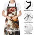 thumbnail image 4 of Kdxio Cartoon Scottish Duck Apron with Pockets Adjustable Kitchen Aprons for Men Women Waterproof Aprons for Cooking,Drawing,Crafting, Baking Household Cleaning, 4 of 5