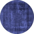 thumbnail image 1 of Ahgly Company Indoor Round Persian Blue Bohemian Area Rugs, 7' Round, 1 of 4